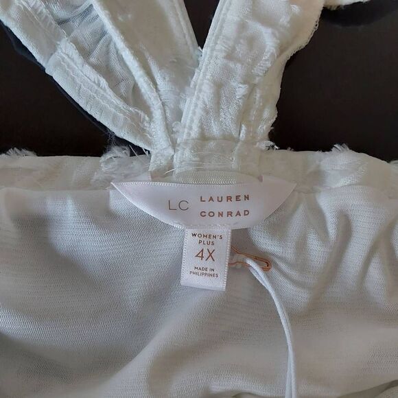 Lauren Conrad Womens Plus Tank Top Sz 4X New - Picture 6 of 8